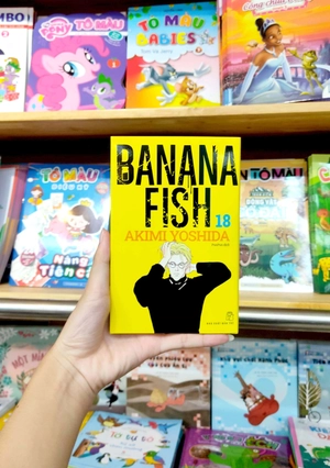 bộ banana fish - tập 18 - tặng kèm postcard giấy
