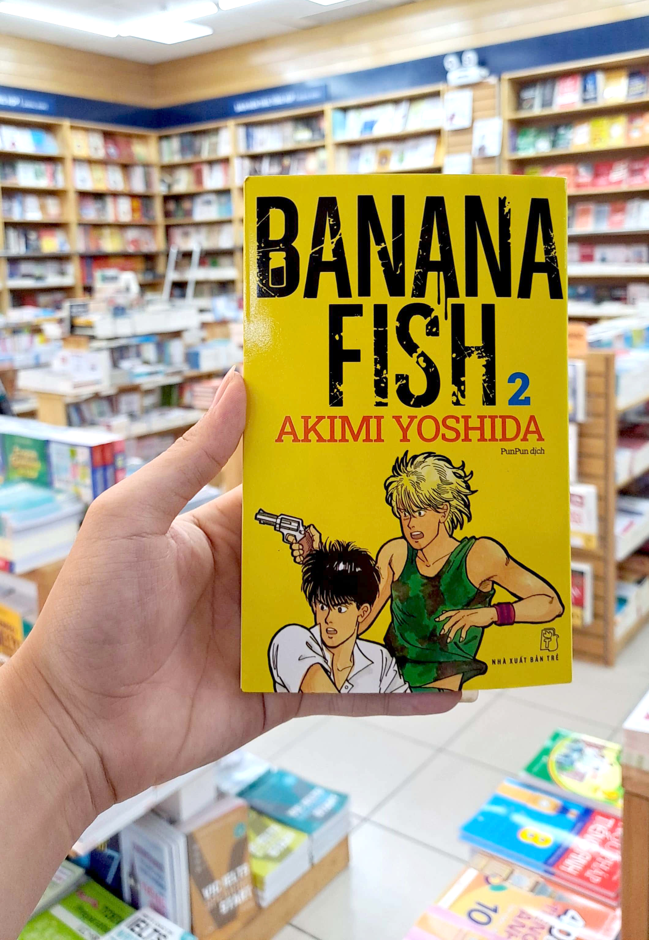 bộ banana fish - tập 2 - tặng kèm postcard giấy