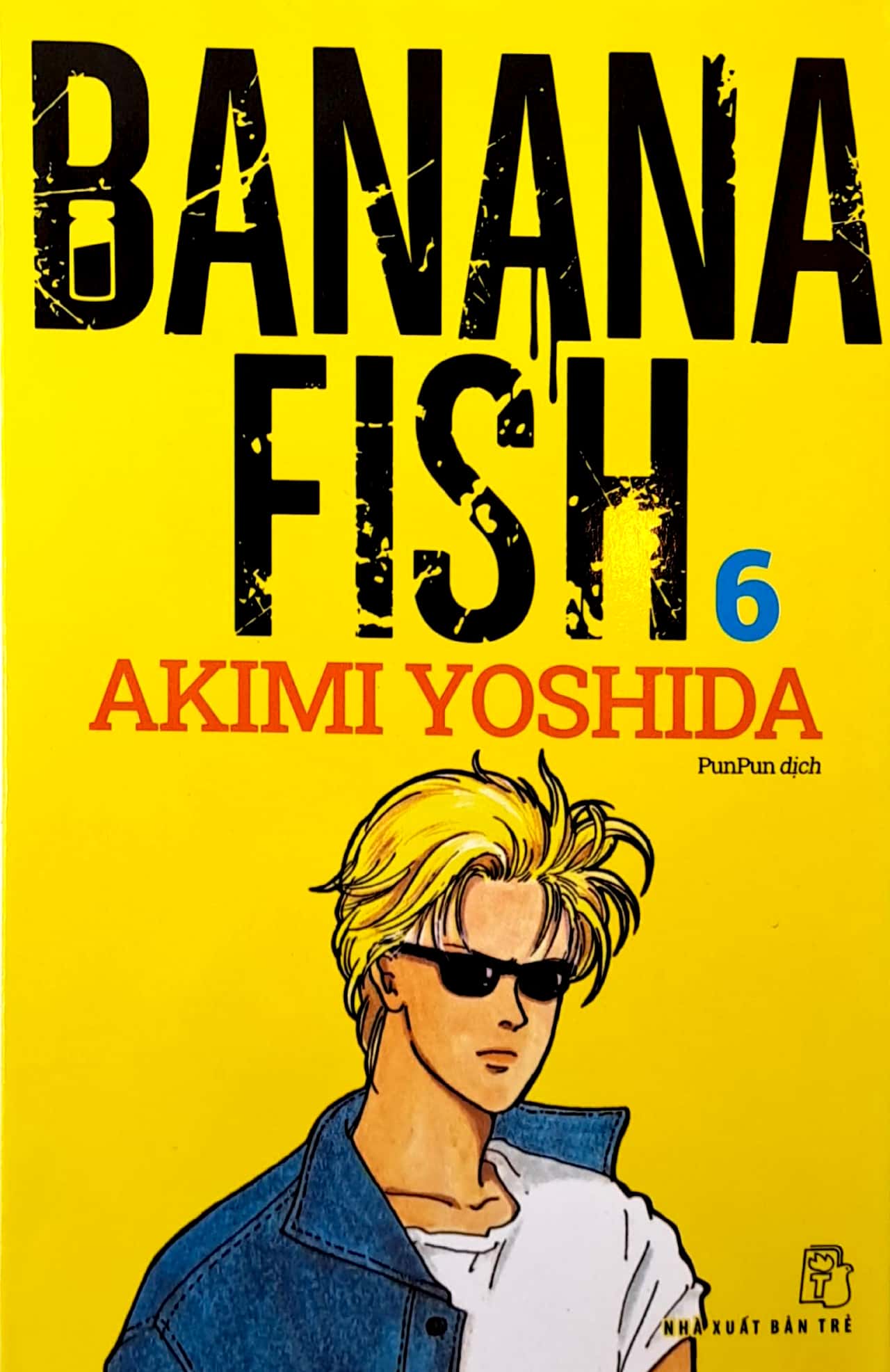 bộ banana fish - tập 6 - tặng kèm postcard giấy