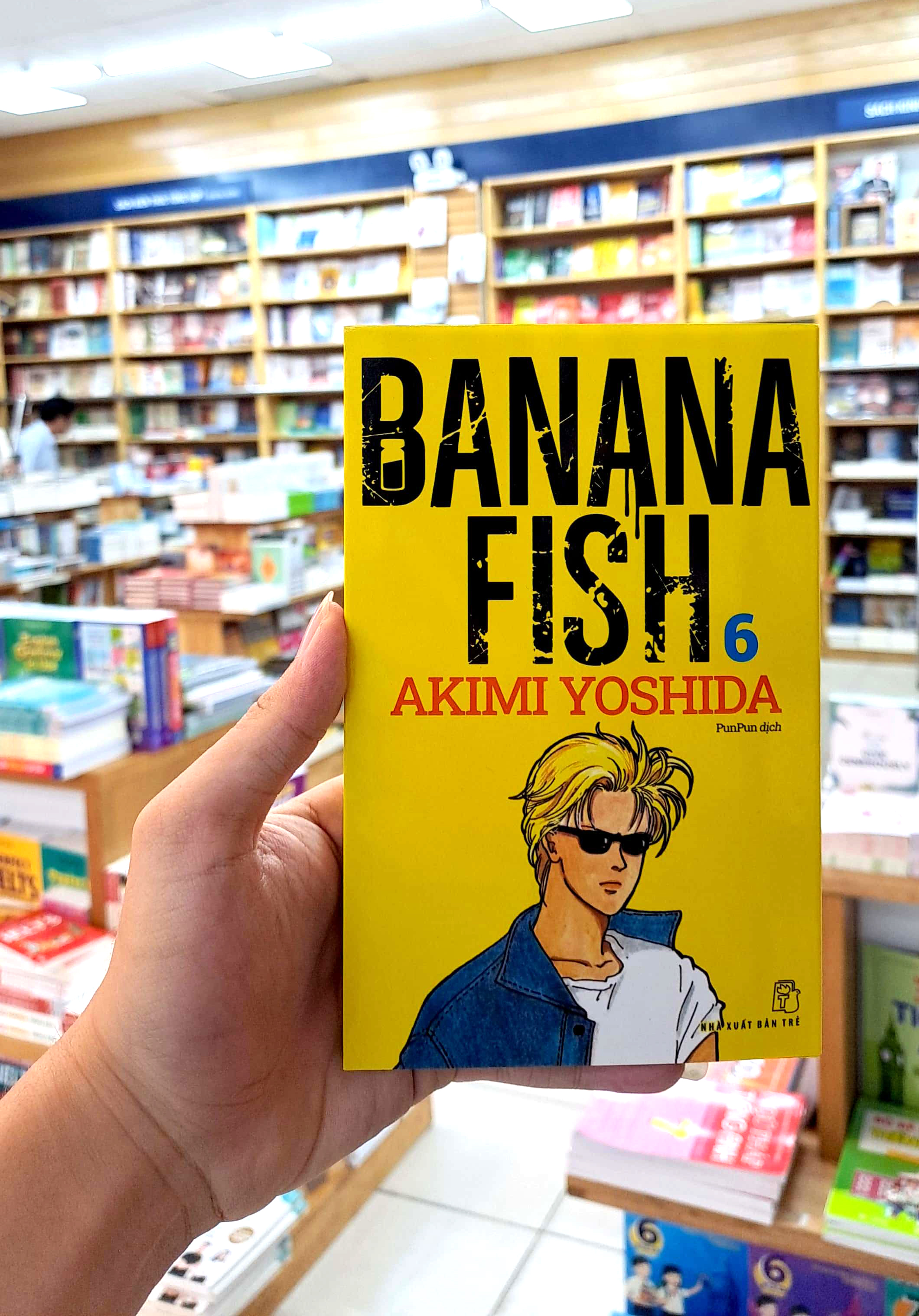 bộ banana fish - tập 6 - tặng kèm postcard giấy