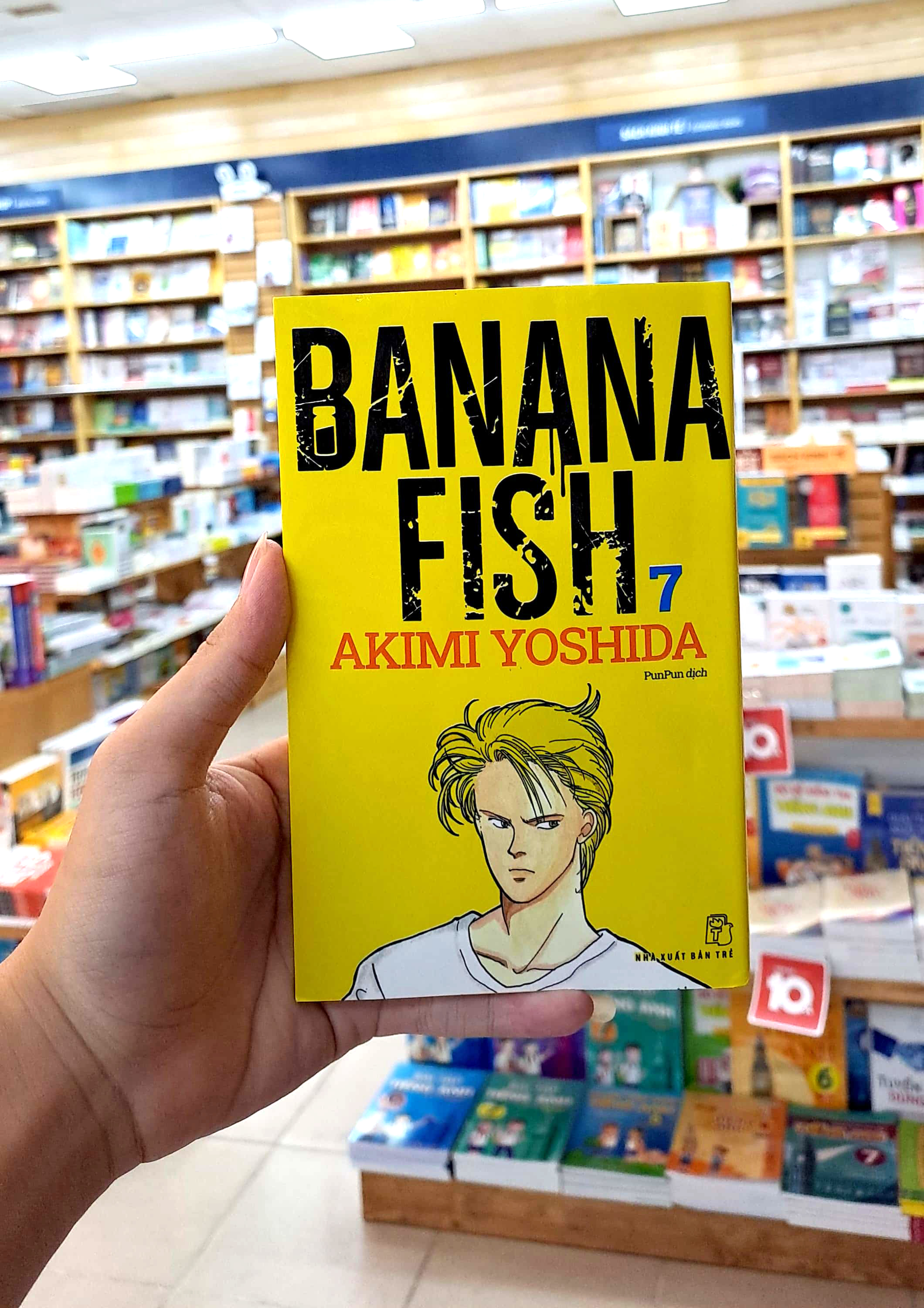 bộ banana fish - tập 7 - tặng kèm postcard giấy