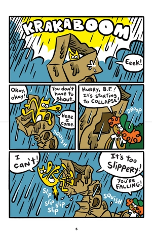 bộ banana fox #2: banana fox and the book-eating robot: a graphix chapters book