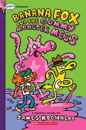bộ banana fox #3: banana fox and the gummy monster mess: a graphix chapters book