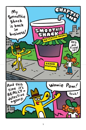 bộ banana fox #3: banana fox and the gummy monster mess: a graphix chapters book