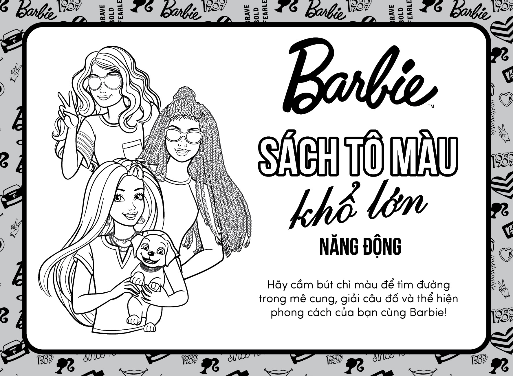 Bo
						
										
										Barbie - Sach To Mau Kho Lon - Nang Dong