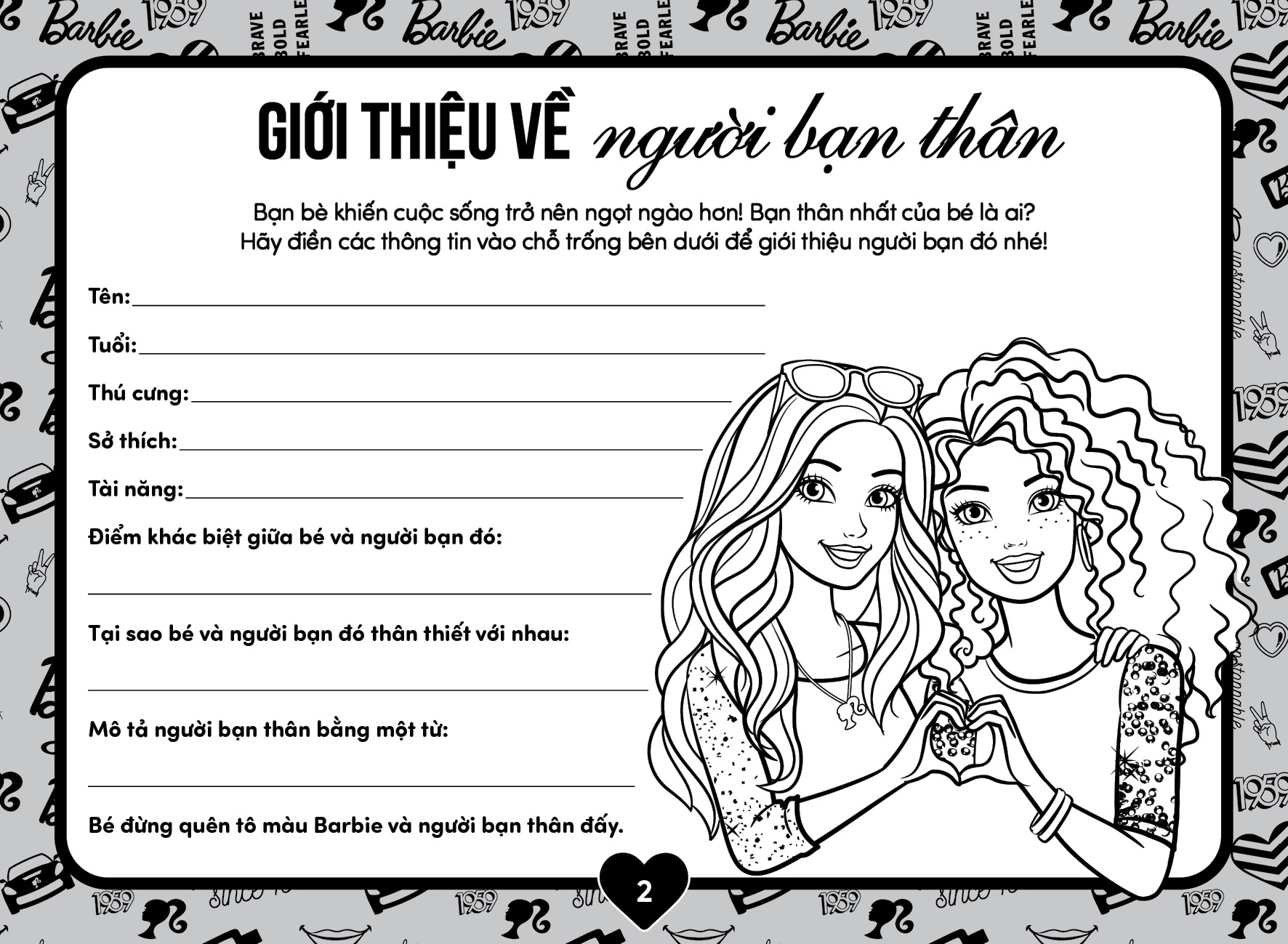 Bo
						
										
										Barbie - Sach To Mau Kho Lon - Nang Dong