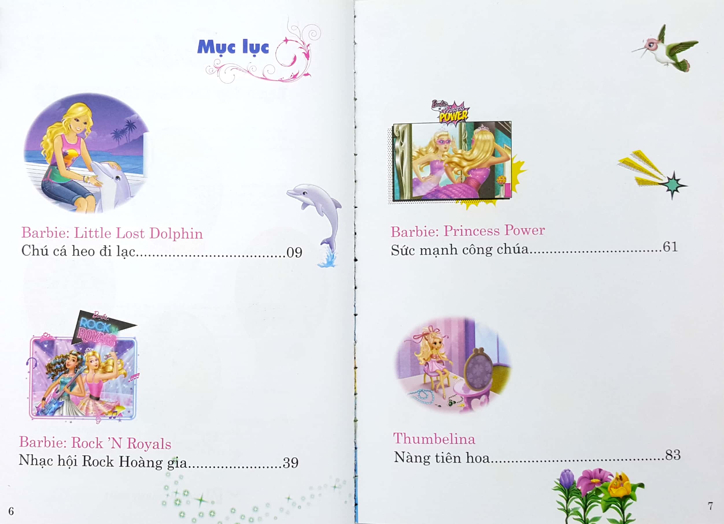 bộ barbie - tuyển tập các nàng công chúa (tập 4)