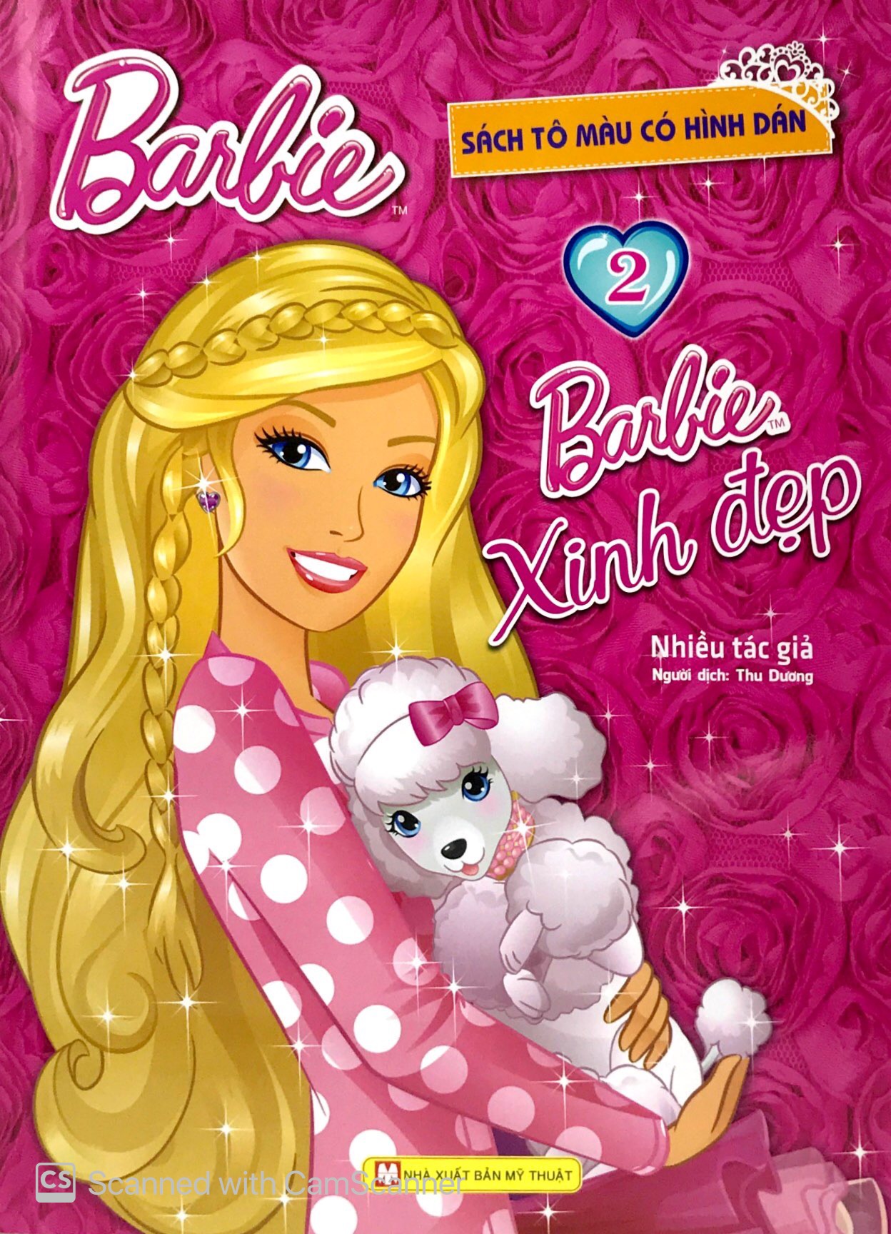bộ barbie xinh đẹp 2 (tô màu có hình dán)