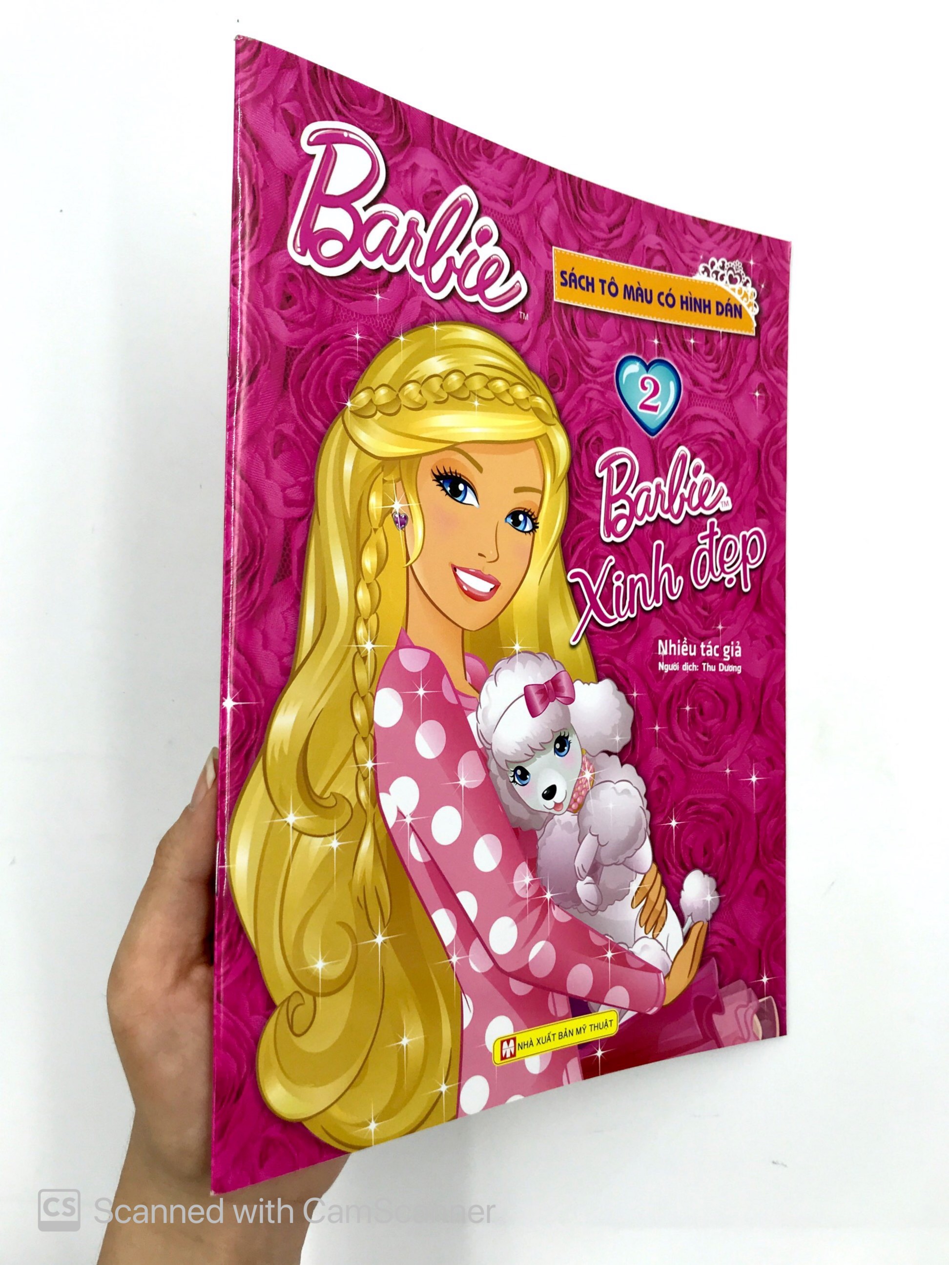 bộ barbie xinh đẹp 2 (tô màu có hình dán)
