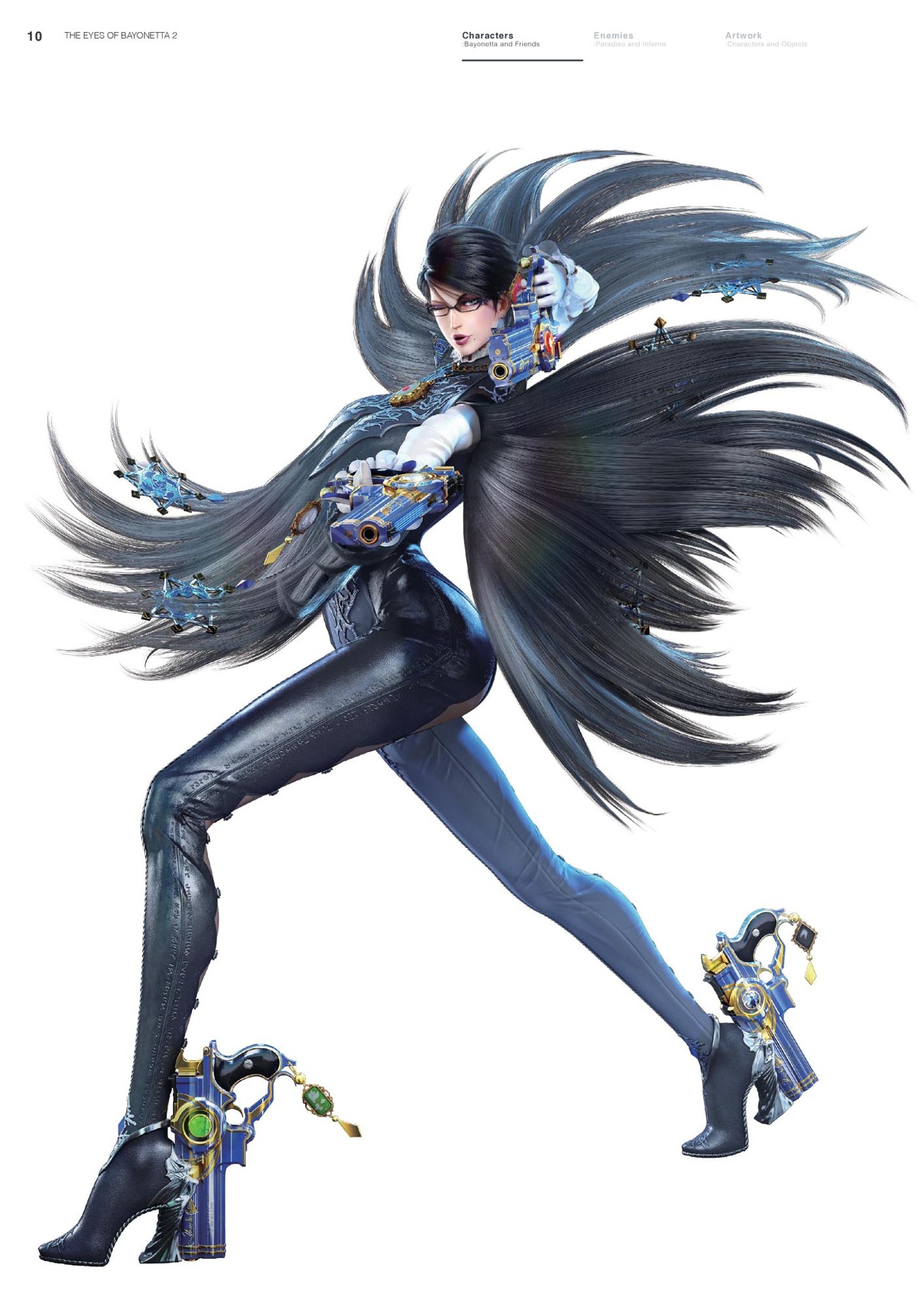 bộ bayonetta 2 official art book: the eyes of bayonetta 2 ベヨネッタ2 公式設定資料集