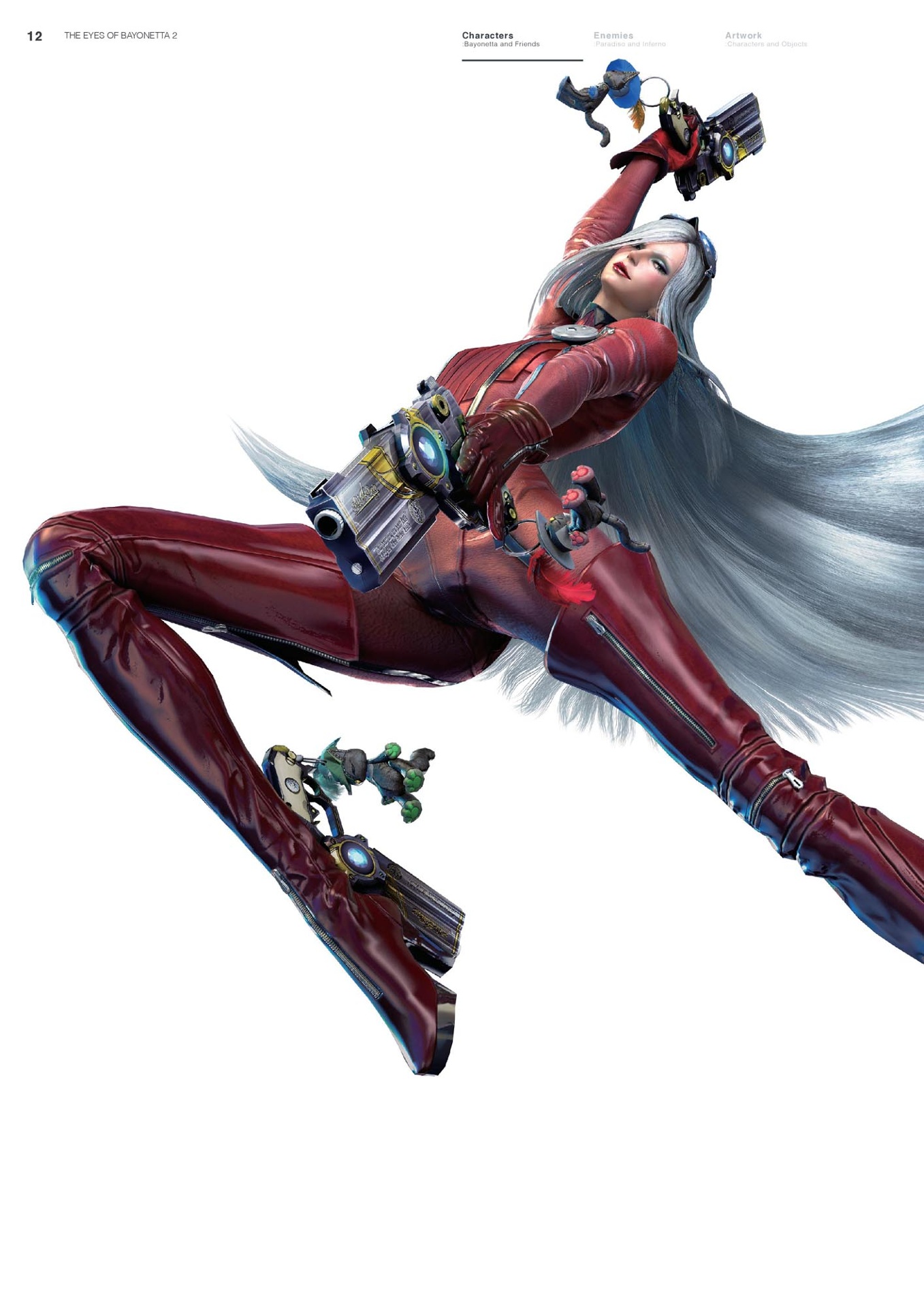 bộ bayonetta 2 official art book: the eyes of bayonetta 2 ベヨネッタ2 公式設定資料集