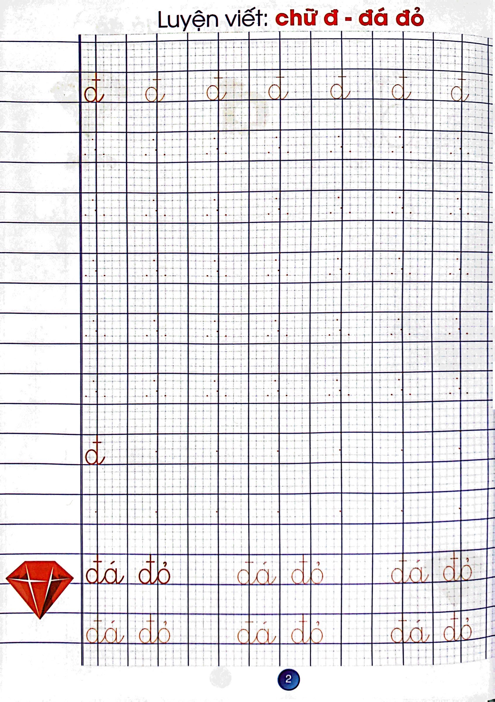 bộ bé chào lớp một - luyện viết chữ cái - quyển 2