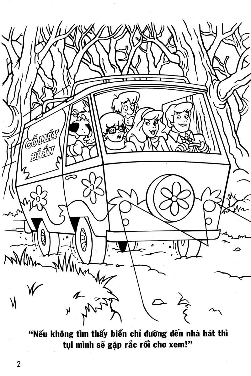 bộ bé chơi và tô màu cùng scooby-doo t5 (cuộc đụng độ trong ngôi nhà ma)
