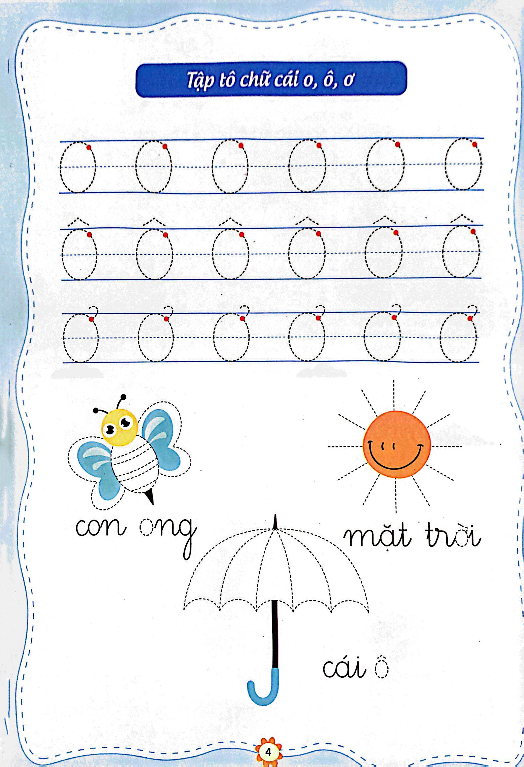 bộ bé chuẩn bị vào lớp 1 - bé làm quen chữ cái - tập 1 (dành cho trẻ từ 4-5 tuổi)