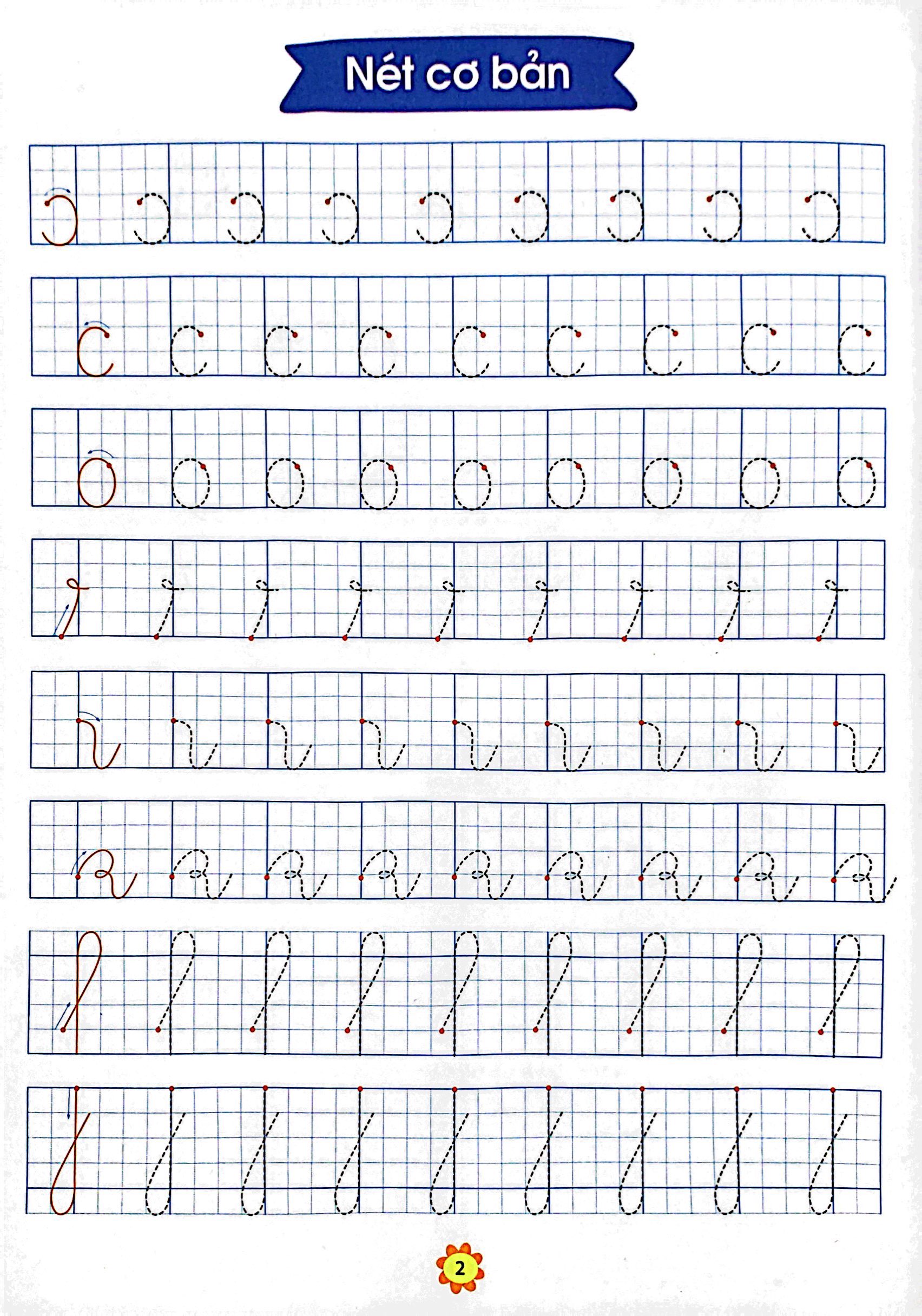 bộ bé chuẩn bị vào lớp 1 - bé làm quen chữ cái - tập 2 (dành cho trẻ từ 4-5 tuổi)