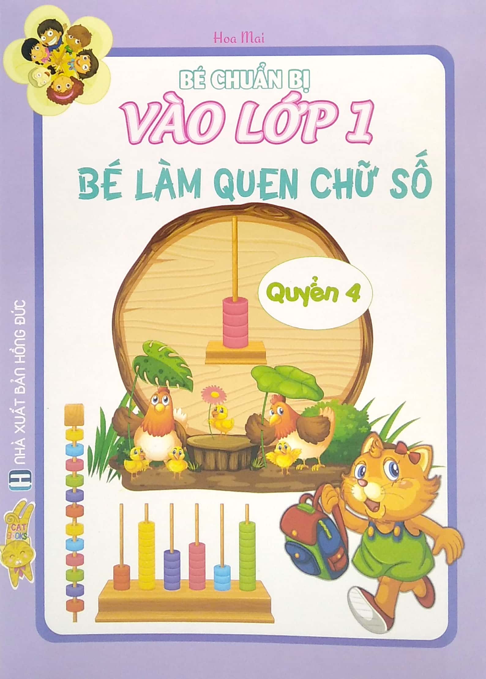 bộ bé chuẩn bị vào lớp 1 - bé làm quen chữ số (quyển 4)