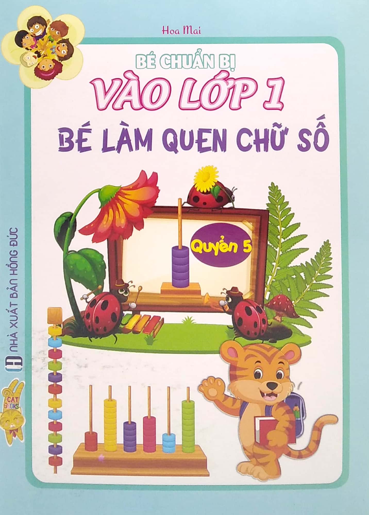 bộ bé chuẩn bị vào lớp 1 - bé làm quen chữ số (quyển 5)