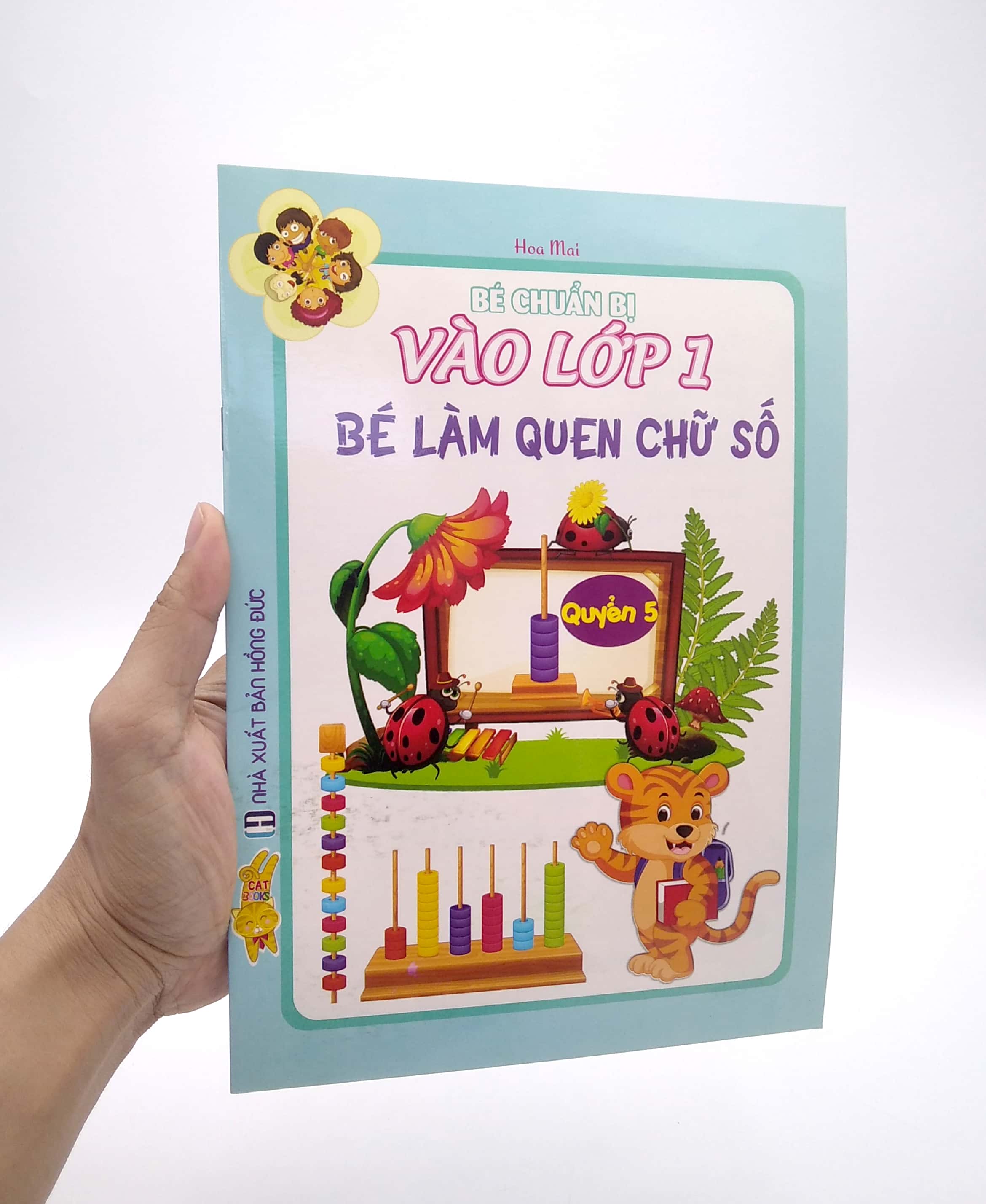 bộ bé chuẩn bị vào lớp 1 - bé làm quen chữ số (quyển 5)