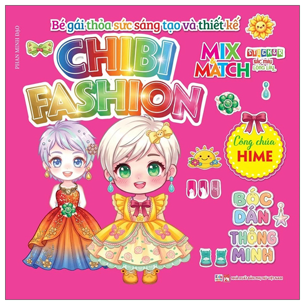 Bộ Bé Gái Thỏa Sức Sáng Tạo Và Thiết Kế - Chibi Fashion - Công Chúa San - Ảnh 2