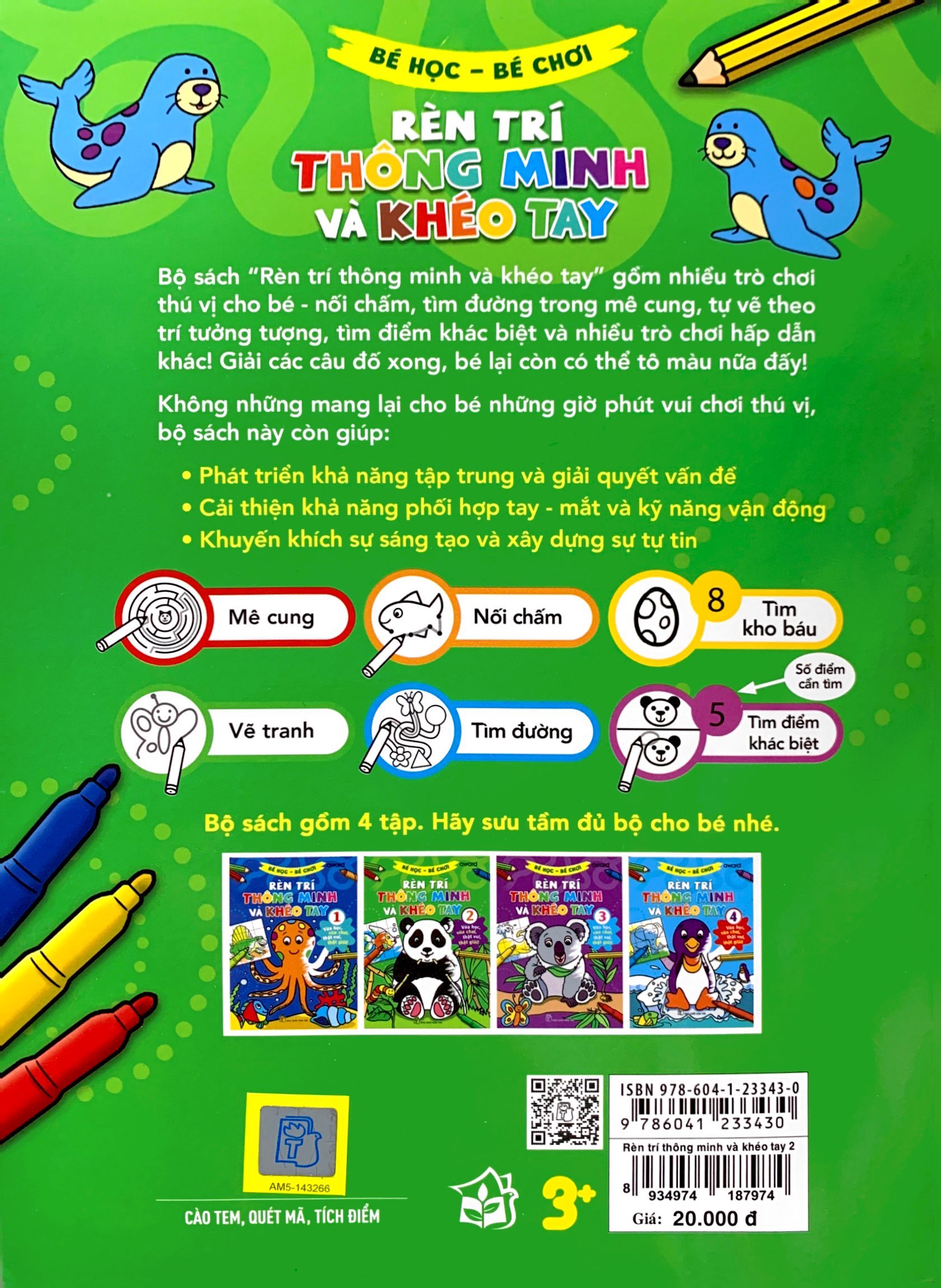bộ bé học-bé chơi - rèn trí thông minh và khéo tay 2