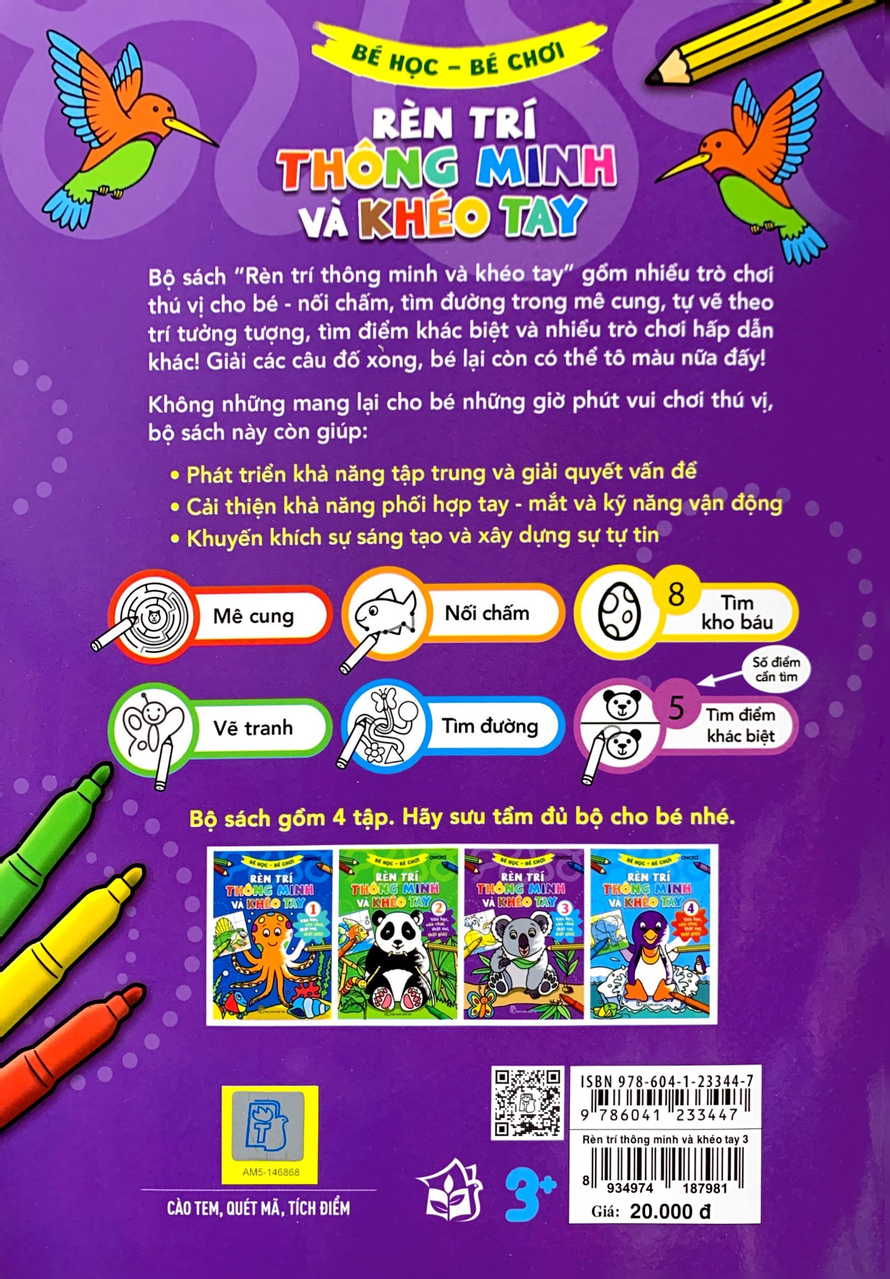 bộ bé học-bé chơi - rèn trí thông minh và khéo tay 3