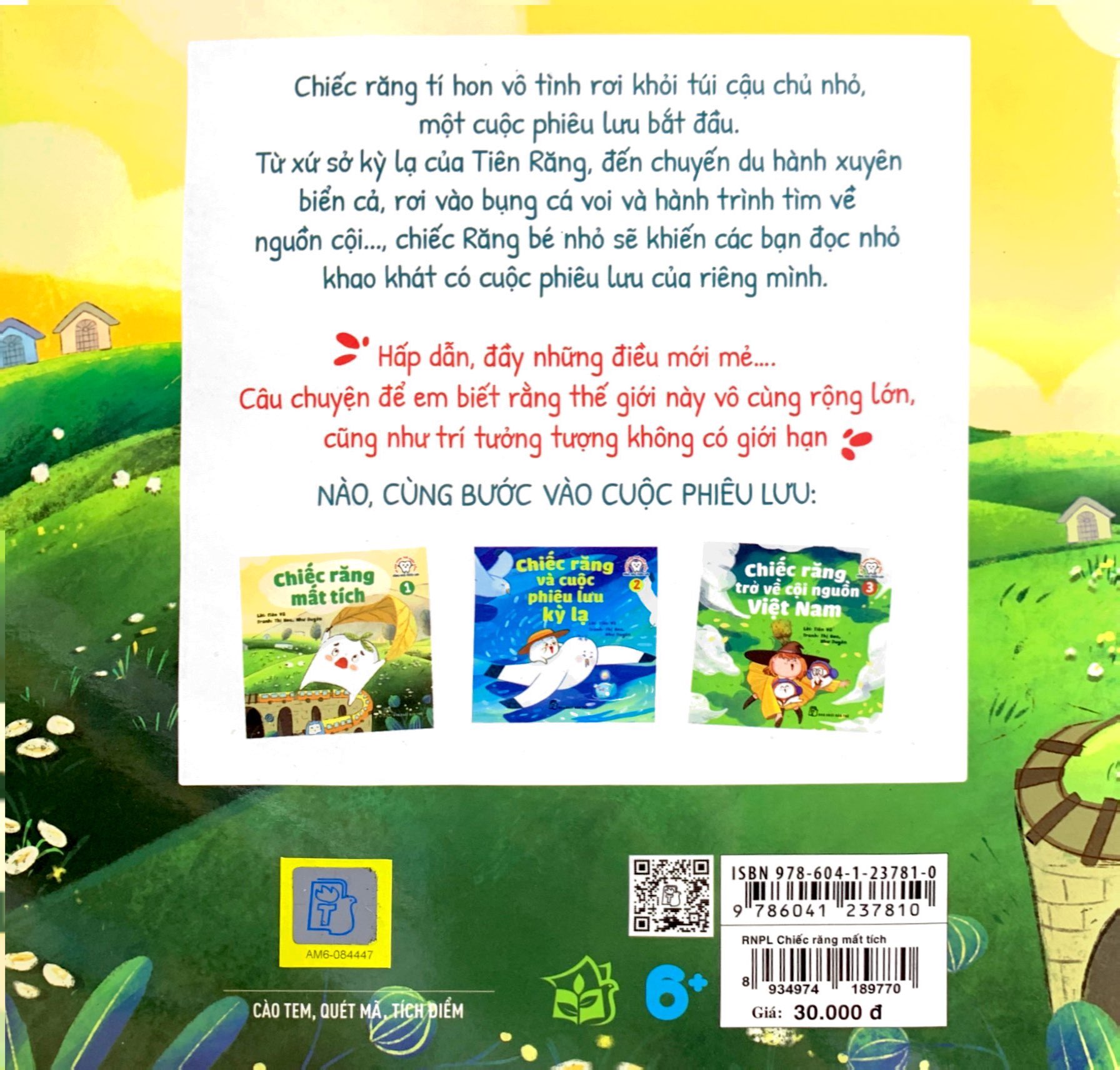 bộ bé học khám phá cuộc sống - răng nhỏ phiêu lưu - tập 1: chiếc răng mất tích