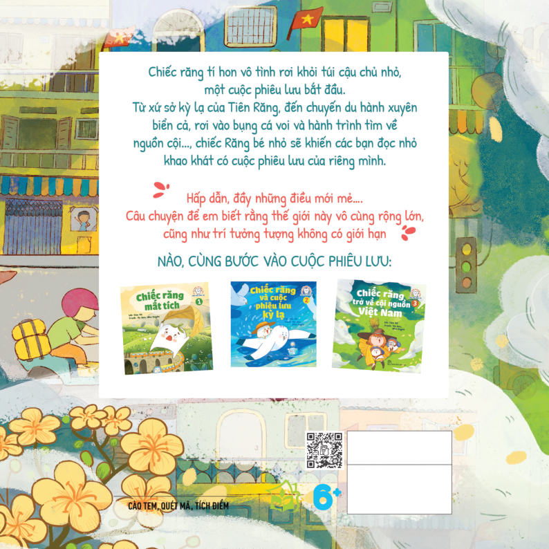 bộ bé học khám phá cuộc sống - răng nhỏ phiêu lưu - tập 3: chiếc răng trở về cội nguồn việt nam