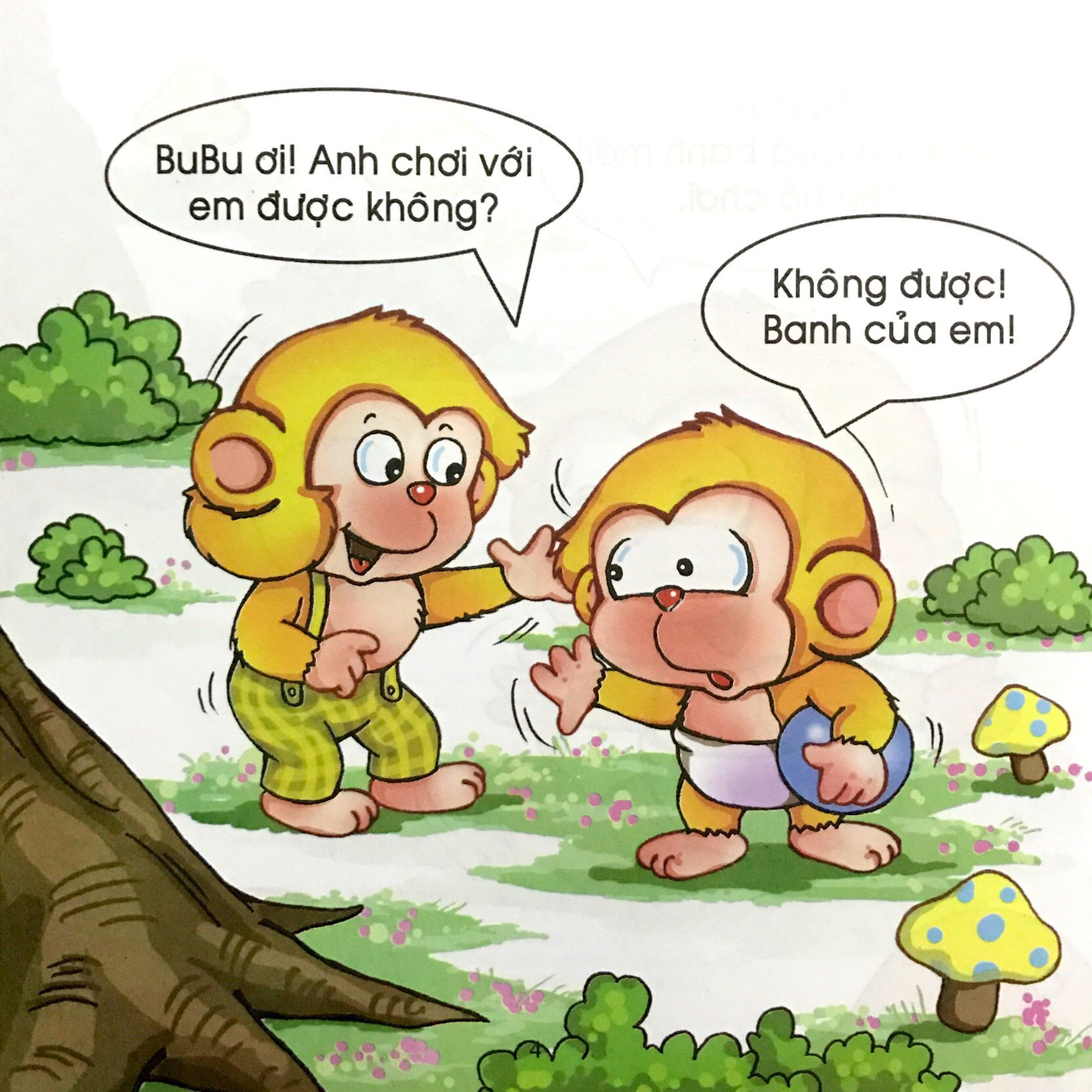 bộ bé học lễ giáo - bubu 05: ích kỷ (tái bản 2022)