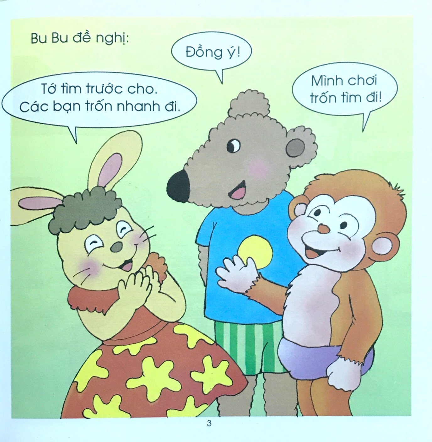 bộ bé học lễ giáo - bubu 40: chơi trốn tìm (tái bản)