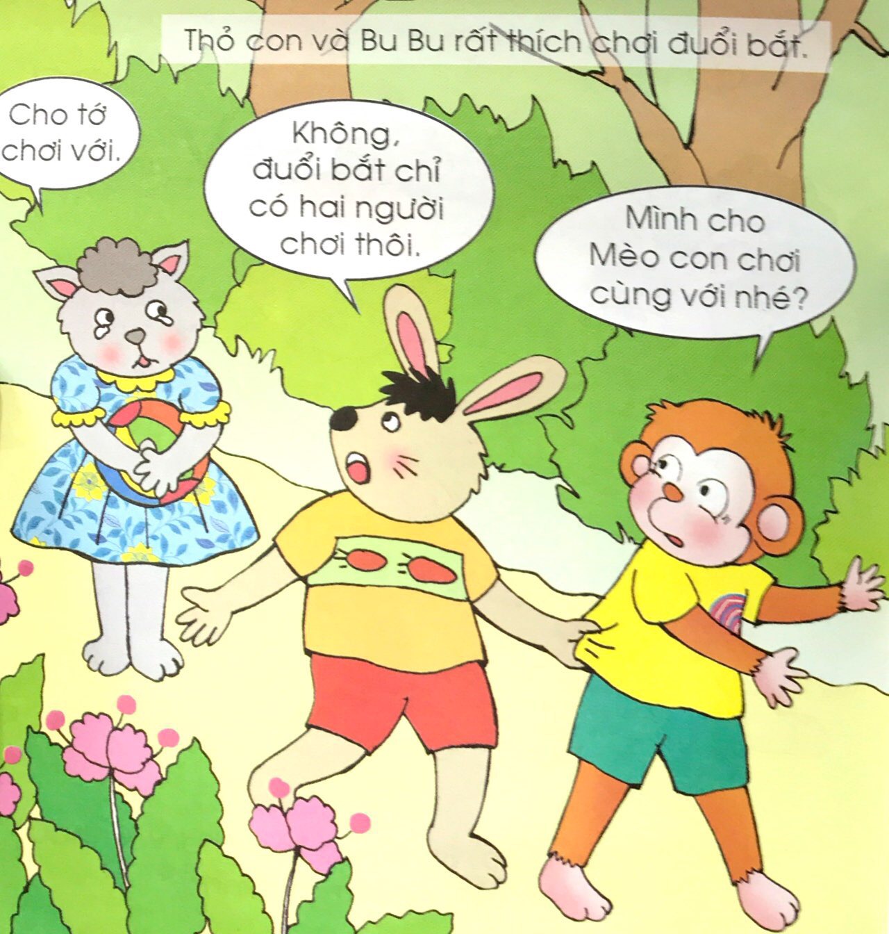 bộ bé học lễ giáo - bubu 44: bubu và mèo con (tái bản 2022)