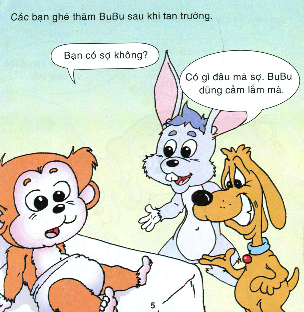 bộ bé học lễ giáo - bubu 47: dũng cảm (tái bản 2022)