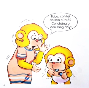 bộ bé học lễ giáo - bubu tập 11: đau răng (tái bản 2022)