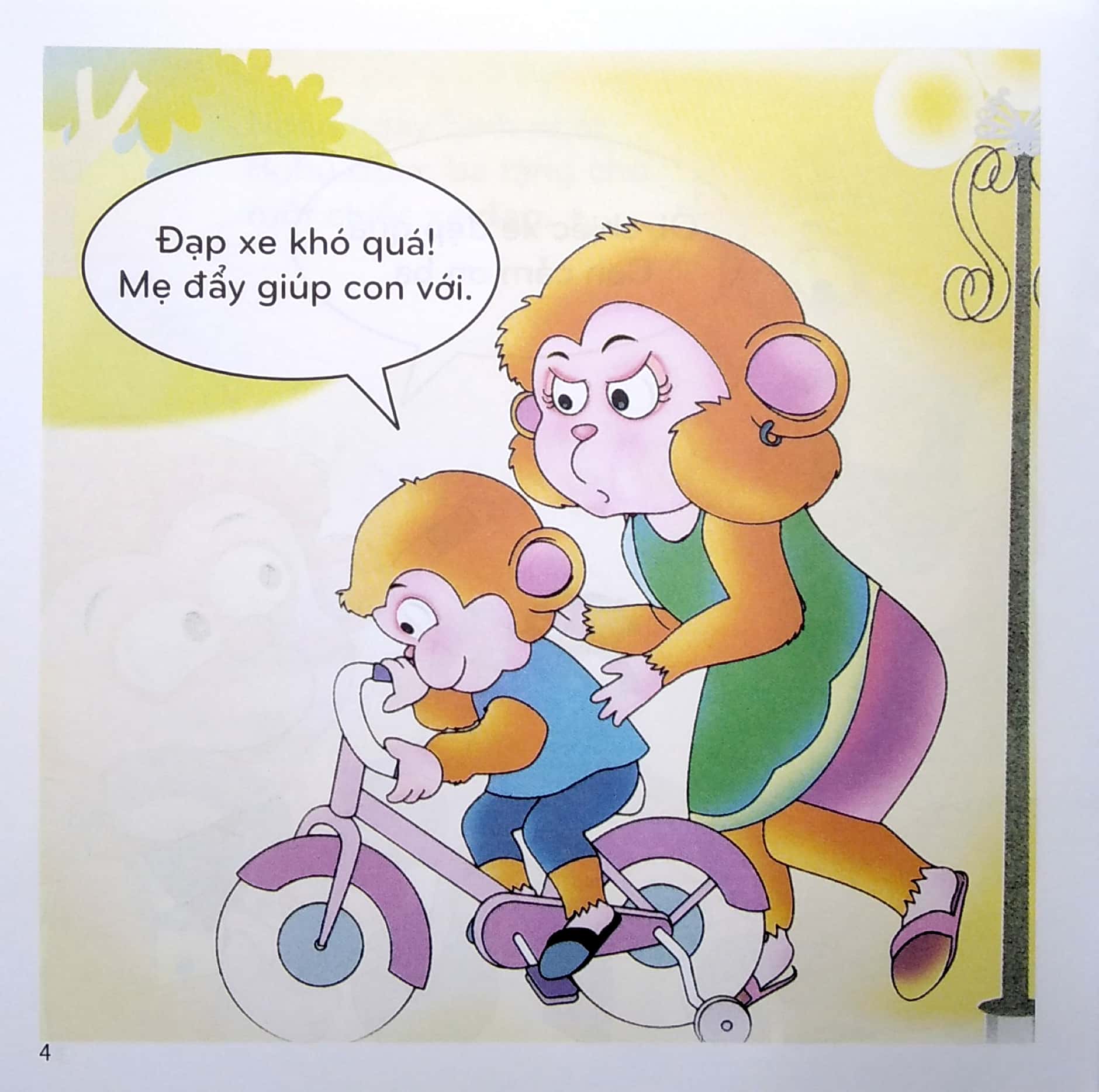 bộ bé học lễ giáo - bubu tập 18: đi xe đạp (tái bản 2022)