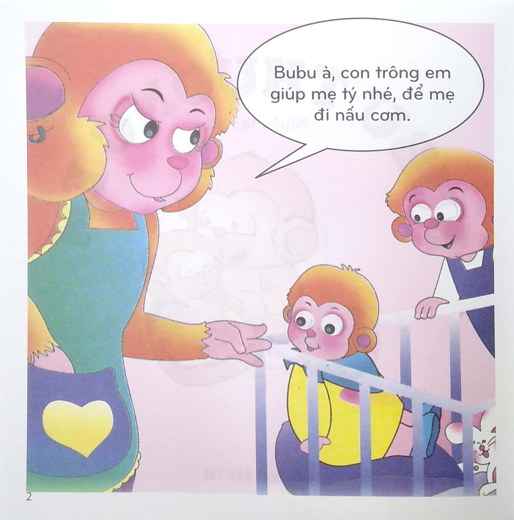 bộ bé học lễ giáo - bubu tập 21: thương em (tái bản 2022)