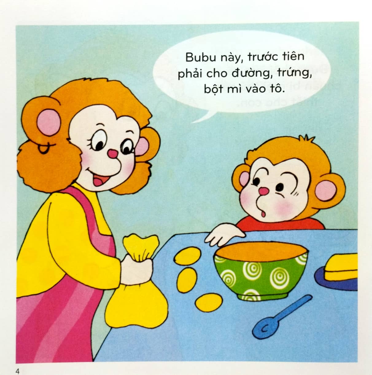 bộ bé học lễ giáo - bubu tập 32: tập làm bánh (tái bản 2023)