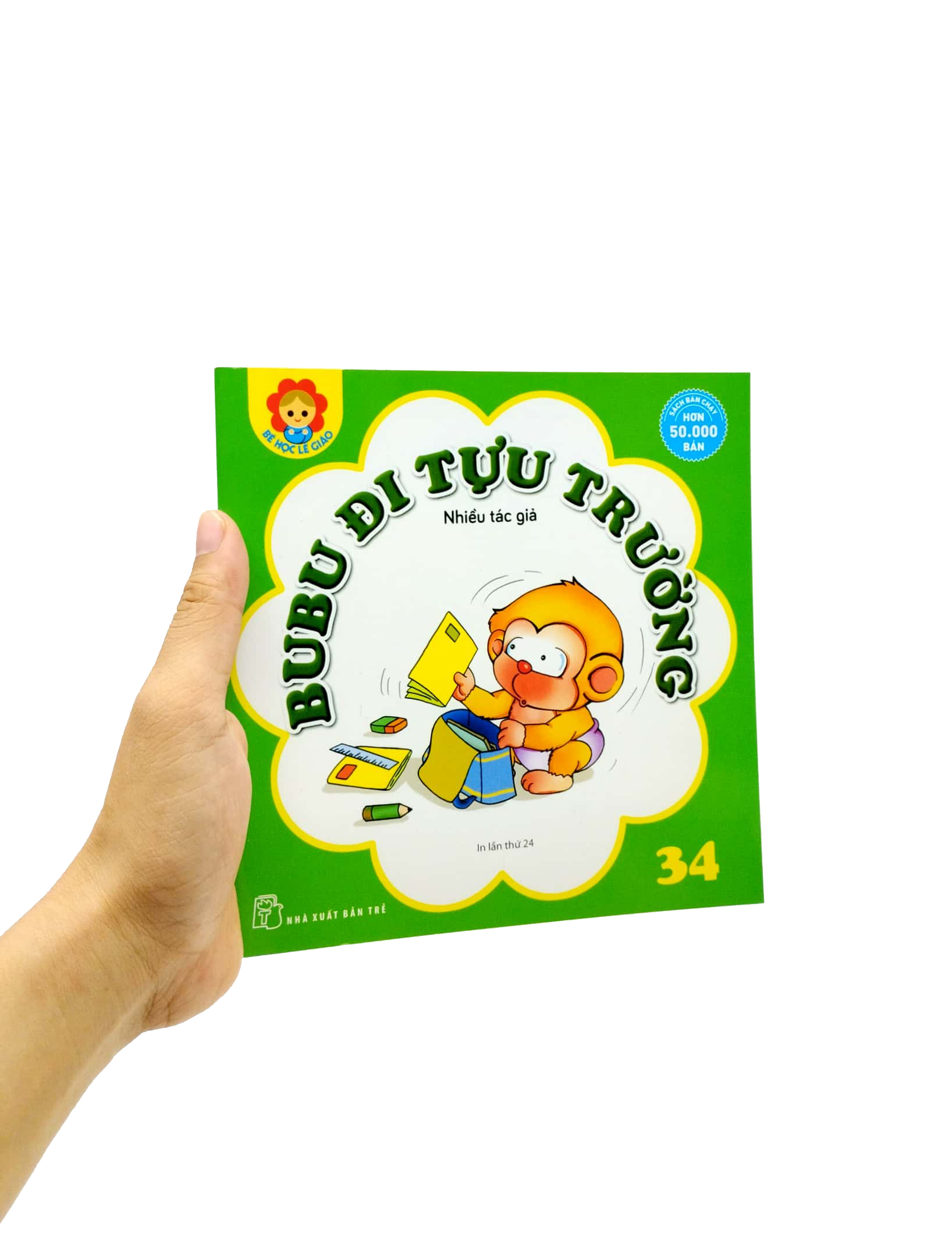 bộ bé học lễ giáo - bubu tập 34: đi tựu trường (tái bản 2023)