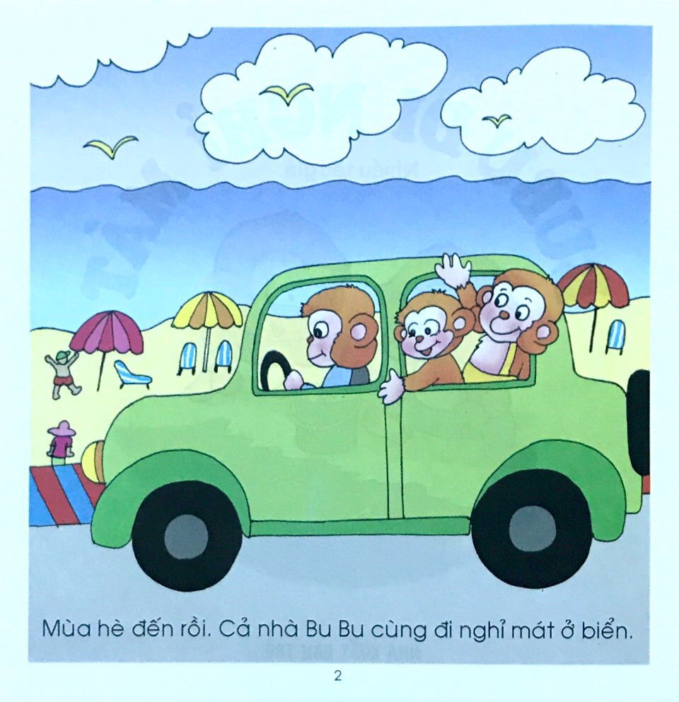 bộ bé học lễ giáo - bubu tập 36: đi nghỉ mát (tái bản 2023)