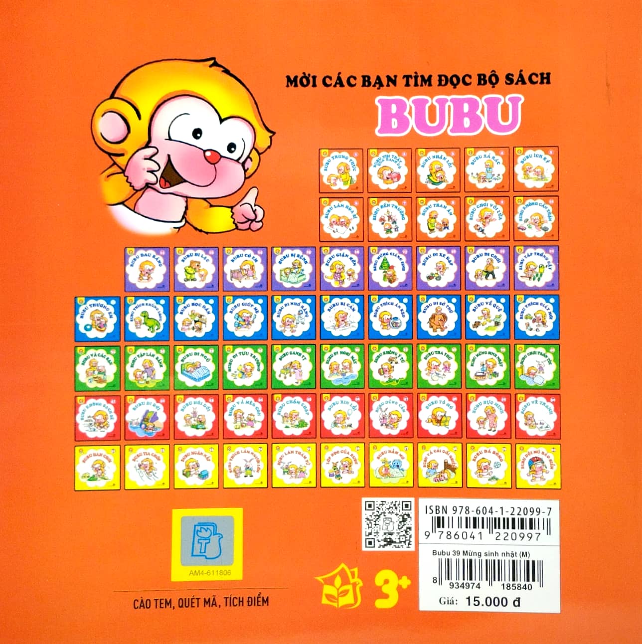 bộ bé học lễ giáo - bubu tập 39: mừng sinh nhật (tái bản 2023)