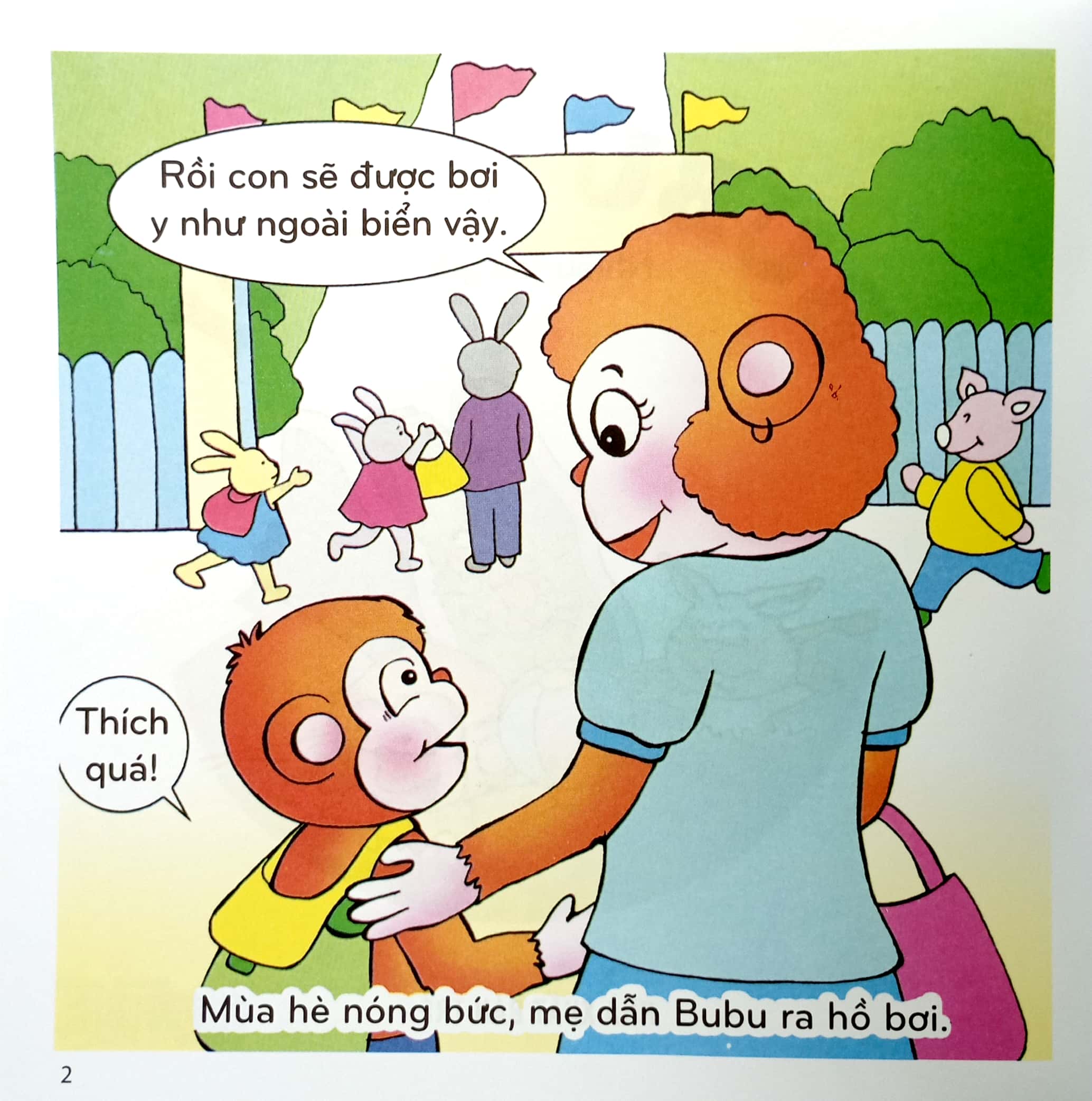 bộ bé học lễ giáo - bubu tập 42: đi bơi (tái bản 2023)