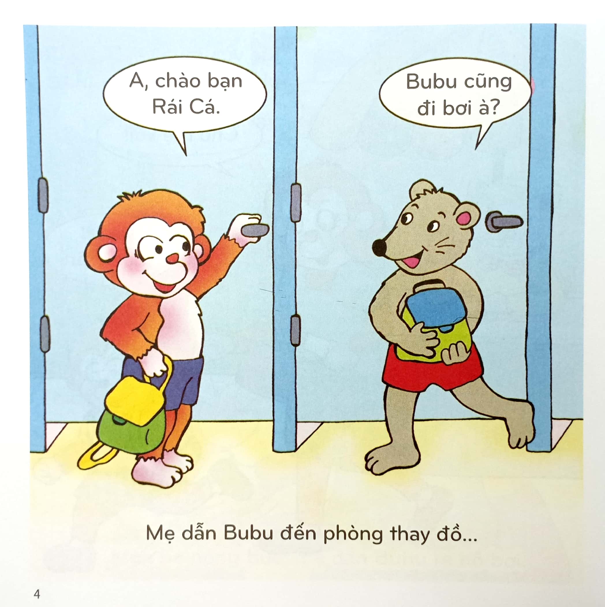 bộ bé học lễ giáo - bubu tập 42: đi bơi (tái bản 2023)