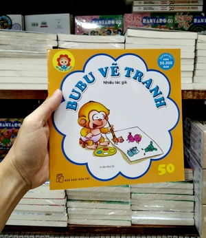 bộ bé học lễ giáo - bubu tập 50: vẽ tranh (tái bản 2022)
