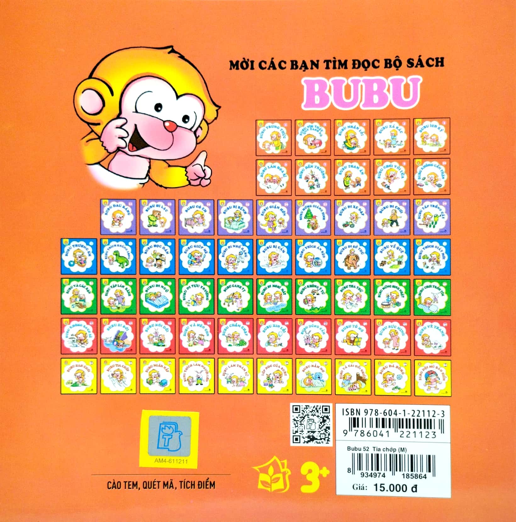 bộ bé học lễ giáo - bubu tập 52: tia chớp (tái bản 2023)