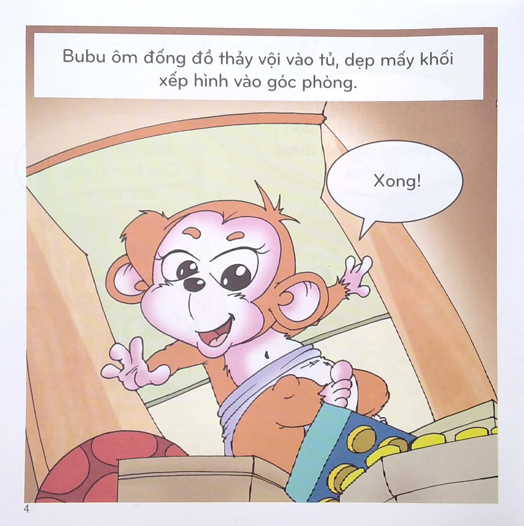 bộ bé học lễ giáo - bubu tập 53: ngăn nắp (tái bản 2022)