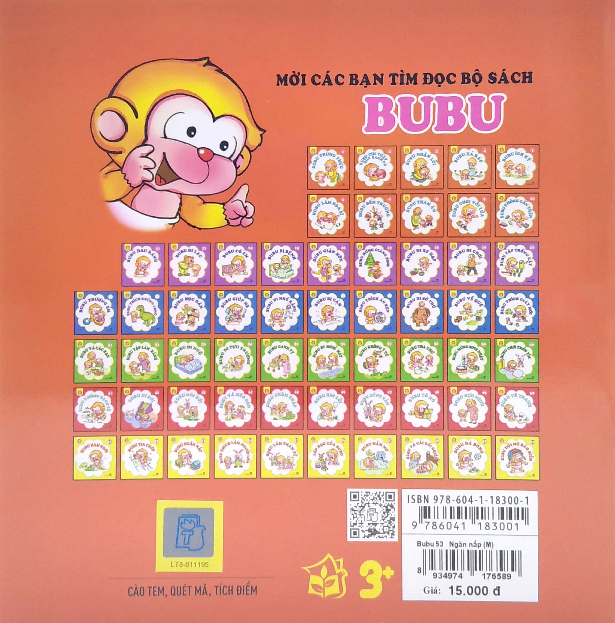 bộ bé học lễ giáo - bubu tập 53: ngăn nắp (tái bản 2022)