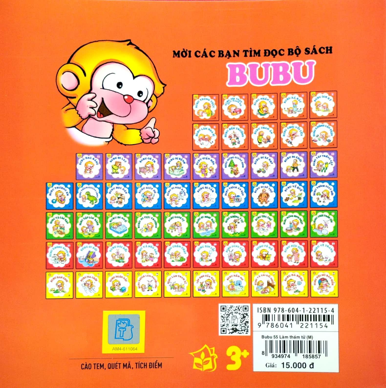 bộ bé học lễ giáo - bubu tập 55: làm thám tử (tái bản 2023)