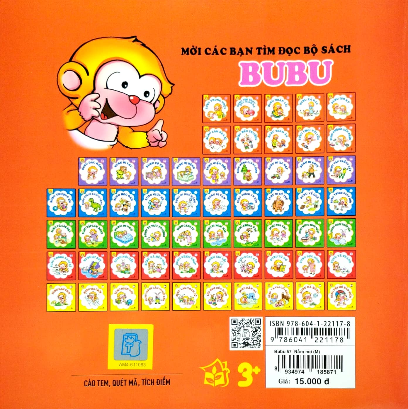 bộ bé học lễ giáo - bubu tập 57: nằm mơ (tái bản 2023)