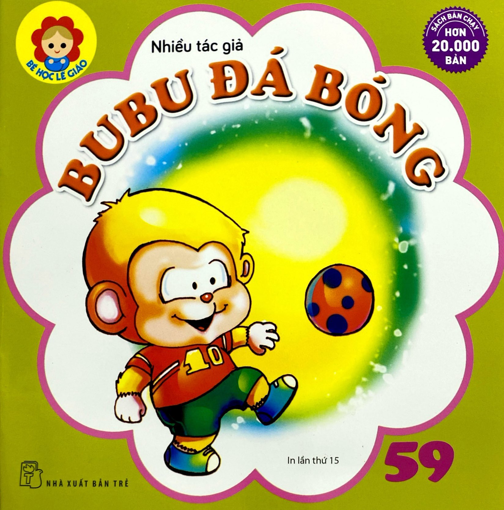 bộ bé học lễ giáo - bubu tập 59: đá bóng (tái bản 2023)