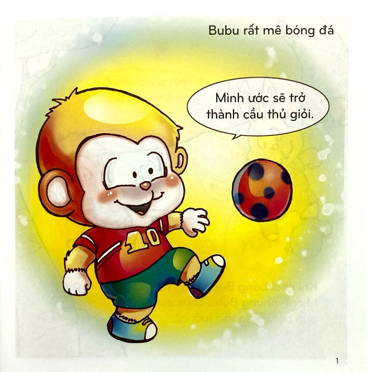 bộ bé học lễ giáo - bubu tập 59: đá bóng (tái bản 2023)