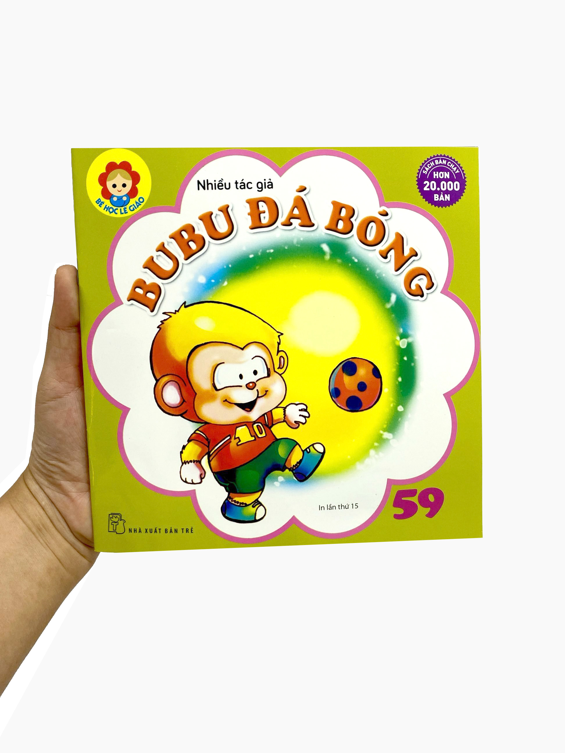 bộ bé học lễ giáo - bubu tập 59: đá bóng (tái bản 2023)