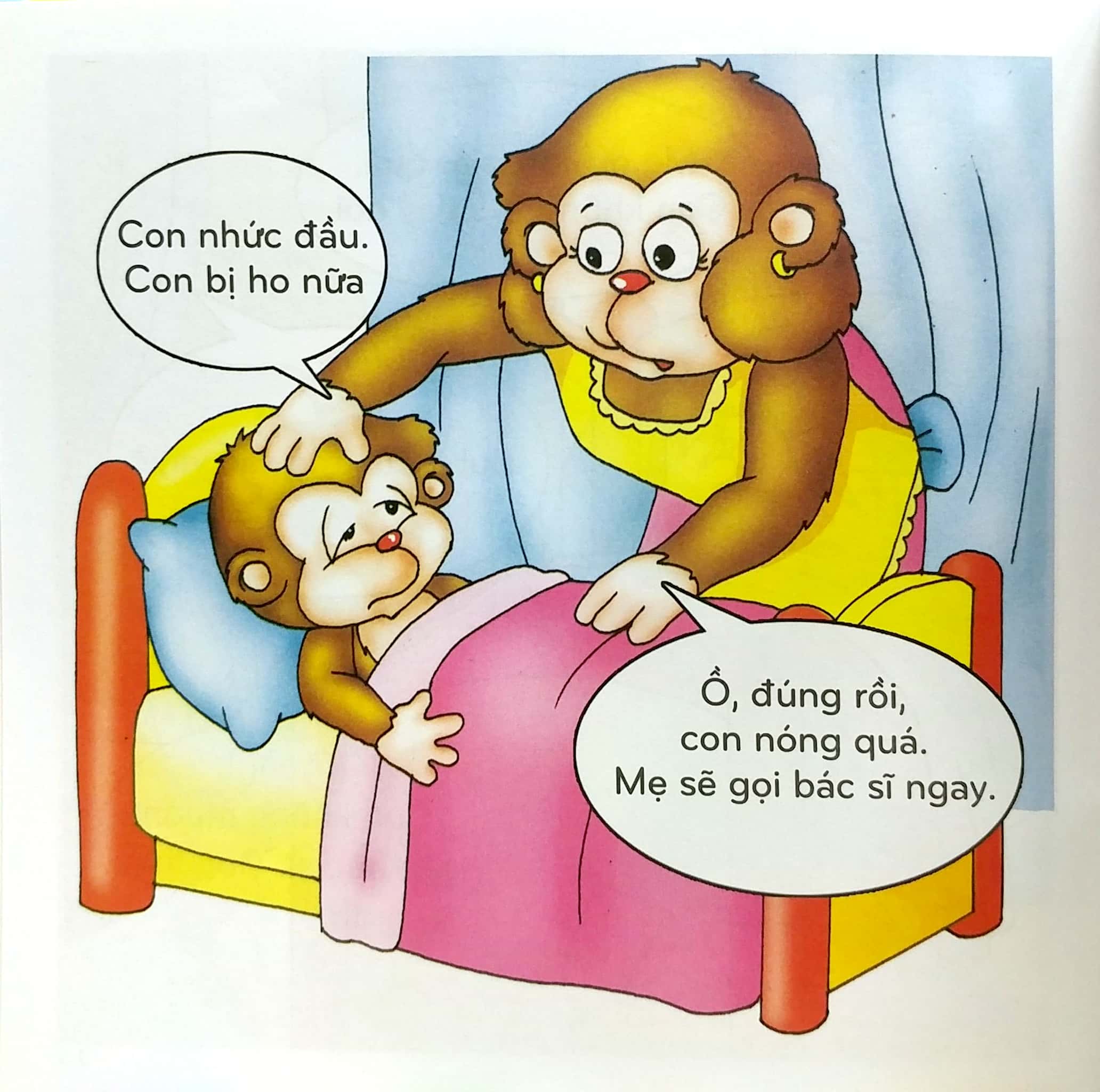 bộ bé học lễ giáo - tập 15: bubu bị bệnh (tái bản 2022)